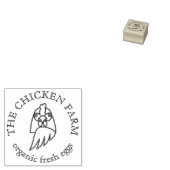 Kip Ei Rubberstempel (Gestempeld)