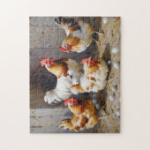 Kip en eieren legpuzzel (Verticaal)