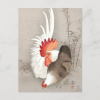 Kip en Haan door Ohara Koson