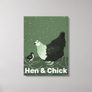 Kip En Kuiken Groene Keuken Muur Decoratie