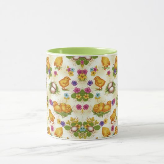 Kip en paaseieren mok (Midden)