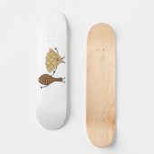 Kip en Waffles - Amerikaanse en zuidelijke kooktoe Skateboard (Voorkant)