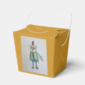 Kip Favor Box Bedankdoosjes (Voorkant Zijde)