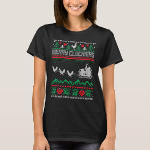 Kip Fijne Kerstmis Vreselijk Kerstfeest Thanksgivi T-shirt