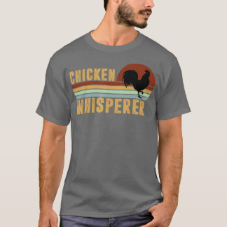 Kip fluisteraar hen liefhebber dierlijke landbouw t-shirt