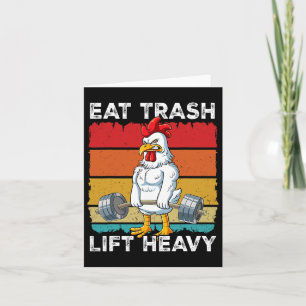Kip Gym Gewichtstraining Eet Trash Lift Zwaar Kaart