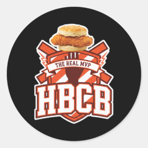 Kip, Hbcb De Echte Mvp Kip Sandwich Dge Ronde Sticker