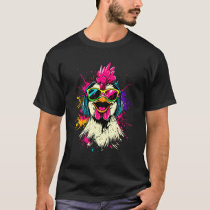 Kip Hen Vrouwelijk Kuiken Boerderij Tok Boer Schat T-shirt