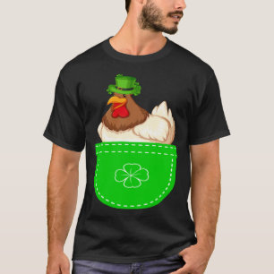 Kip In Zak St. Patrick's Day Kostuum Shamro T-shirt
