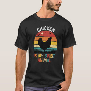 Kip Is Mijn Spirituele Dier Kip T-shirt