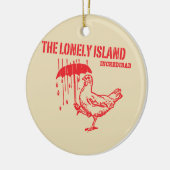 Kip Keramisch Ornament (Links)