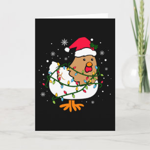 Kip-kerstboom, Chicken Lover-kerstmis Kaart
