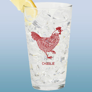 Kip Kip Gepersonaliseerd Glas