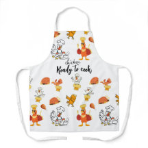 Kip klaar om grappig te koken