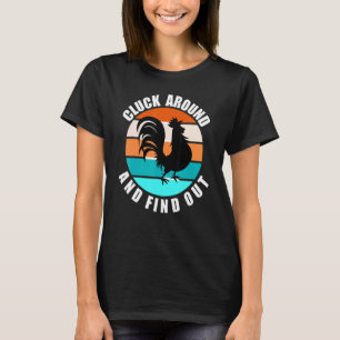 KIP KLIEREN RONDOM EN ONTDEK KIPPLUIMVEETER T-SHIRT