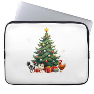 Kip Koe Geit Paard Boerderij Dier Boer Kerstmis Laptop Sleeve