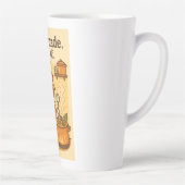 Kip Koken Soep - Grappig Keuken Hen Design Latte Mok (Rechts)