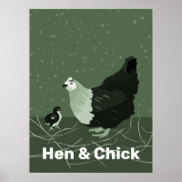 Kip & Kuikens Groene Keuken Muur Kunst