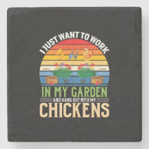 Kip-kunst en -hengel met mijn kippen