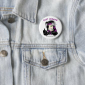 Kip "Leet Haxxor"-Button Ronde Button 5,7 Cm (In situ)