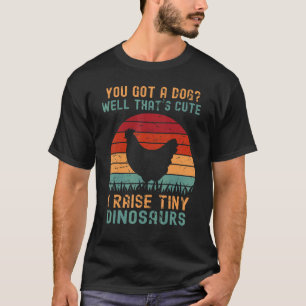 Kip Mannen Vrouwen Kinderen Ik Kweek Kleine Dinos T-shirt