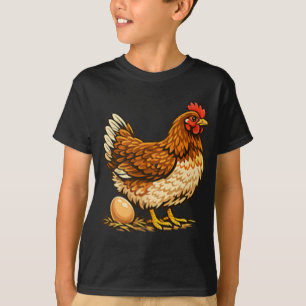 Kip Met Ei Design Kippenhouder Hen Boerderij Gi T-shirt