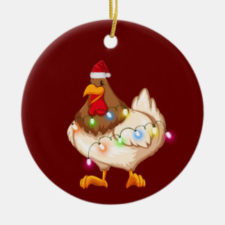 Kip met Pet licht kerstmis Keramisch Ornament