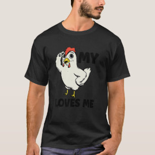 Kip Mijn tante houdt van me voor neef en nicht 1 T-shirt