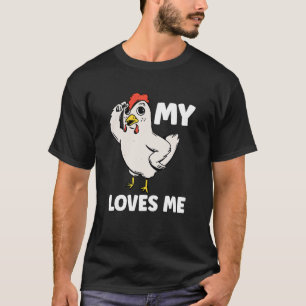 Kip Mijn tante houdt van me voor neef en nicht 2 T-shirt