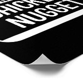 Kip Nugget Kostuum Leuk Gemakkelijk Last Minute Ha Poster (Hoek)