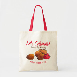 Kip Nuggets met Ketchup Junk Fastfood Foodie Tote Bag