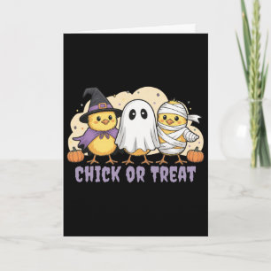 Kip of Behandeling Kip Heks Halloween Kostuum Mann Kaart