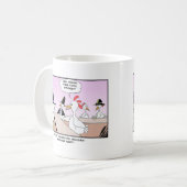 Kip of het Ei? Grappige Cadeaus & Verzamelaarsobje Koffiemok (Voorkant links)