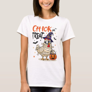 Kip of snoep - Halloween Mummie Kip T-shirt