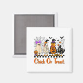 Kip of trakteer grappige Halloween kostuum ver Magneet (Voorkant / Achterkant)