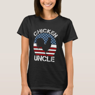 Kip Oom VS Amerikaanse Vlag Kip Liefhebber 4e juli T-shirt