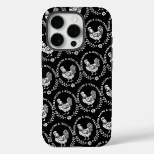 Kip opvoeden & Jezus prijzen iPhone 16 Pro Hoesje