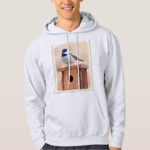 Kip over vogelschilderende oorspronkelijke vogelku hoodie