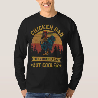Kip-pap als een gewone pap voor mannen vaders da t-shirt