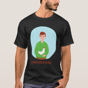 Kip Papa Hen Rode Junglefowl Vogel Boer Fa T-shirt