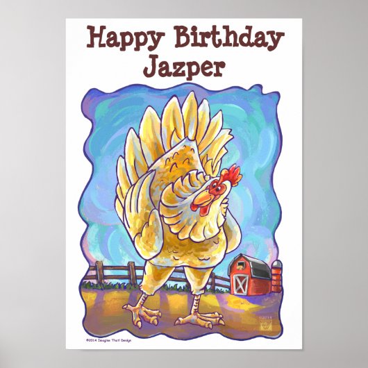 Kip Partycentrum Poster (Voorkant)