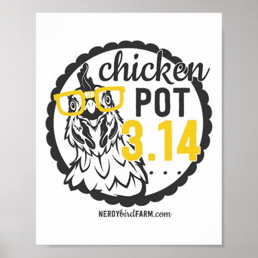 Kip Pot 3.14 Poster (Voorkant)