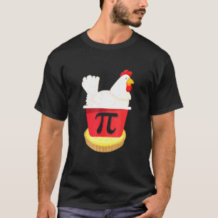 Kip Pot Pastei Kip Pi Dag Leraar Nerd Geek T-shirt