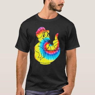 Kip Pot Pastei Kip Tie Dye Wiskunde Geek Nerd T-sh T-shirt