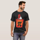 Kip Pot Pastei Pot Pi Wiskunde Taart T-shirt (Voorkant volledig)