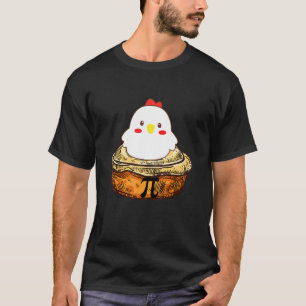 Kip Pot Pi Dag Taart Wiskunde Geek T-shirt