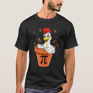 Kip Pot Pi-dag Voor Mannen Vrouwen Kinderen Wiskun T-shirt