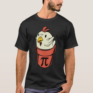Kip Pot Pi Pi Dag Pun Wiskunde Student Leraar Pi T-shirt