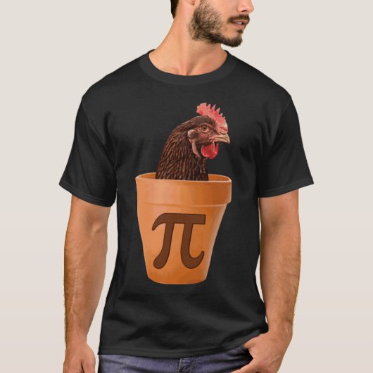 Kip Pot Pi vrienden T-shirt (Voorkant)