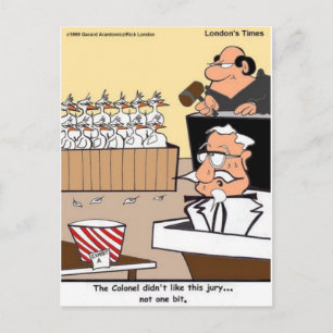 Kip Rechtbank Drama Grappige Cadeaus & T-shirts Briefkaart